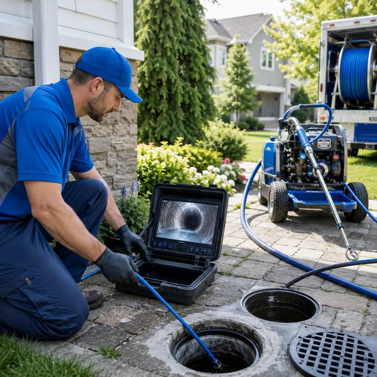 Outdoor drain cleaning professionals serving Lakewood, NJ